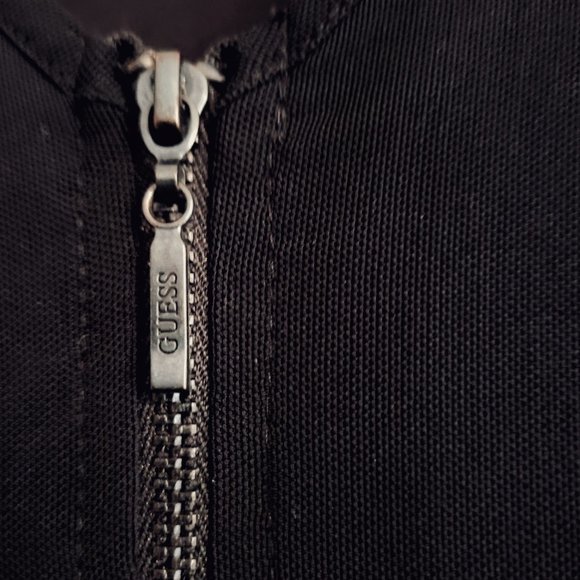 Guess Black Velvet Peplum dress - Picture 4 of 7